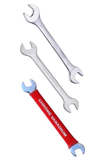 Elliptical Double Open End Spanner Chrome Vanadium