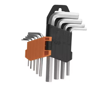 9PC CRV Short Metric Hex Allen Key Set 