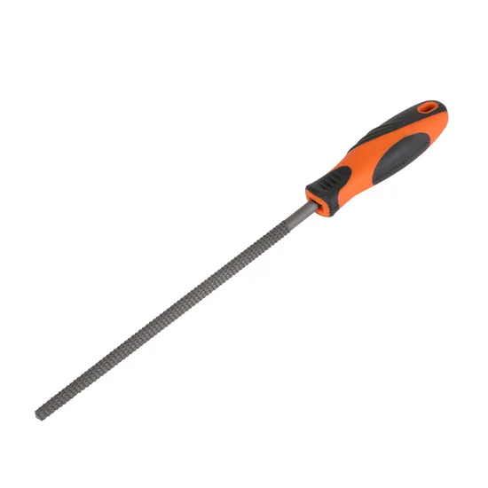 Half Round Wood Rasp with Ergonomic Non-Slip Soft Grip 